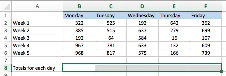 excel for mac auto sum